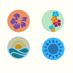 Moana Large Round Magnet Set