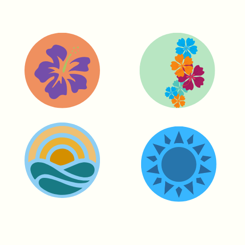 Moana Large Round Magnet Set