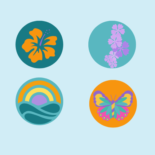 Moana Large Round Magnet Set