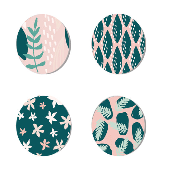 Flora Large Round Magnet Set