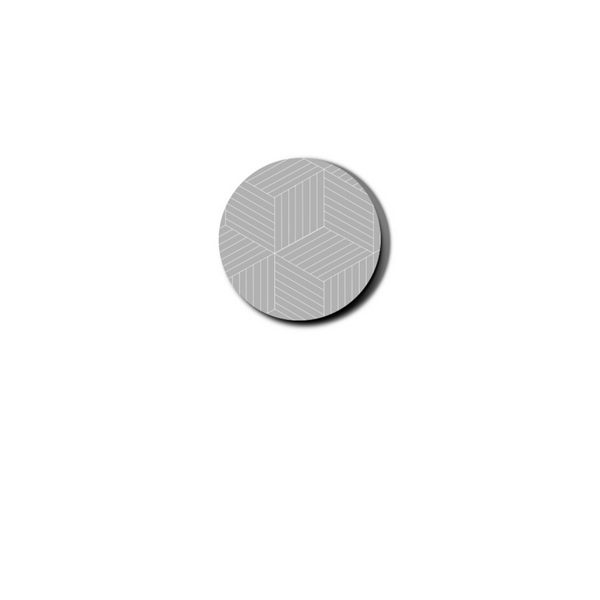 Scar & Co - cosmic large links subtle geometric pattern on grey background