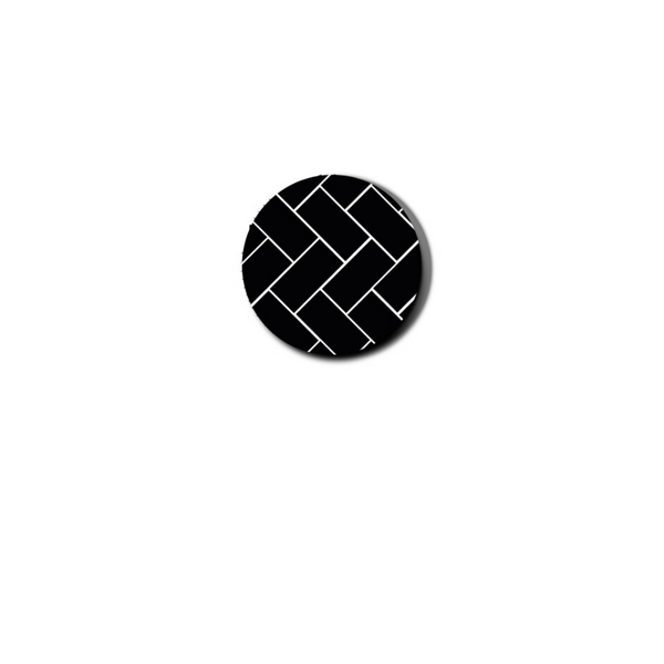 crave links black and white herringbone pattern