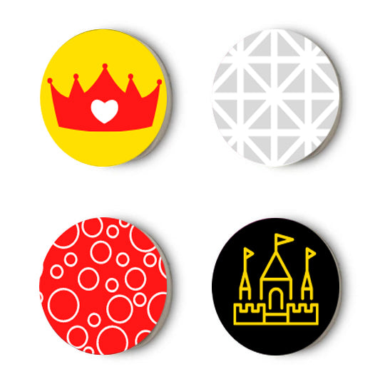 Epcot Large Round Magnet Set