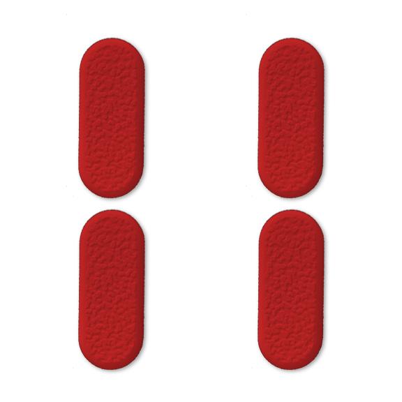 Scar & Co Pro LinK - Red Hold Athlete Number and Sponsor Logos